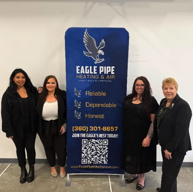 Eagle Pipe office team at Poulsbo HQ