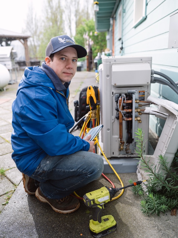 David, Tech at Eagle Pipe Heating & Air