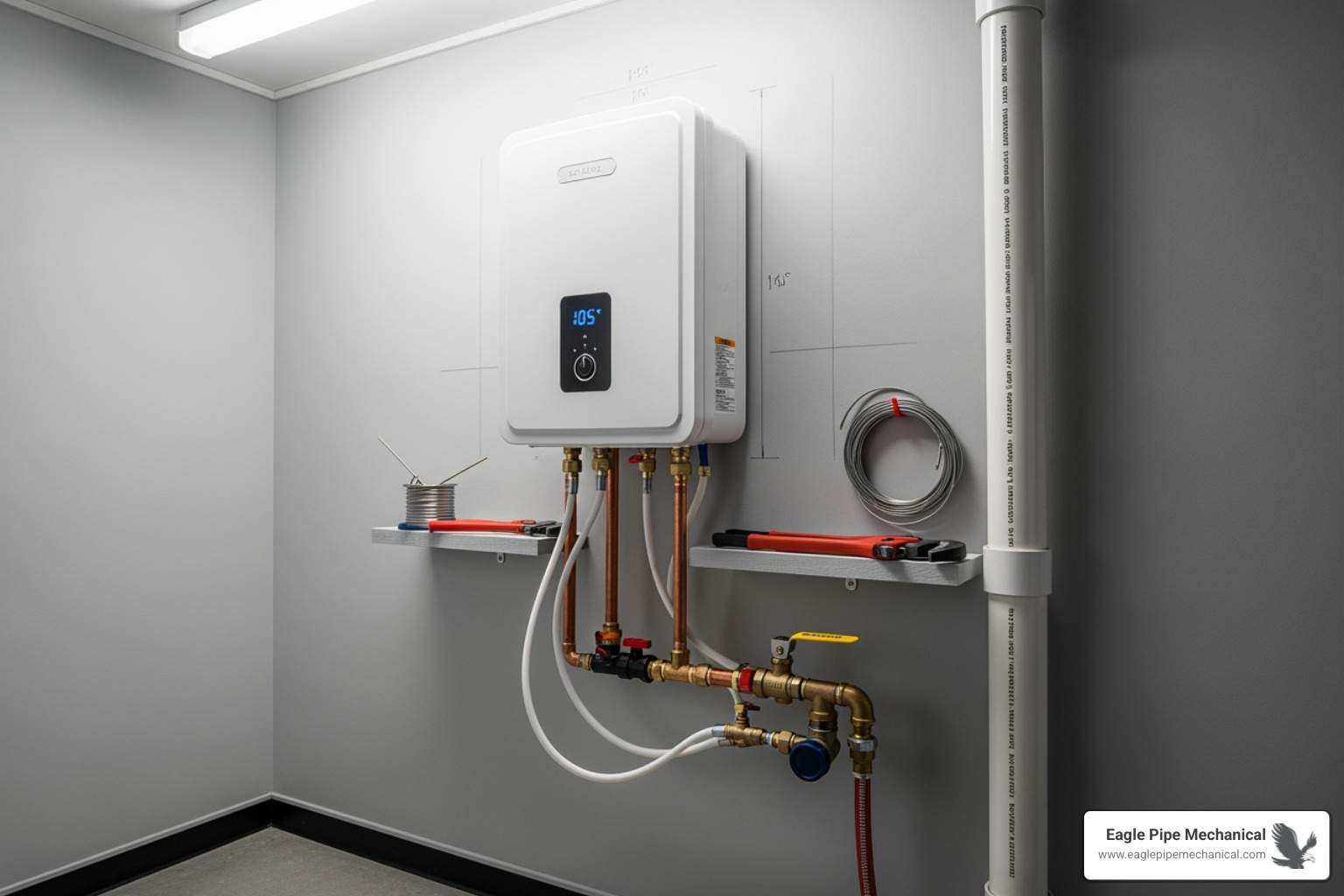 tankless water heater installation